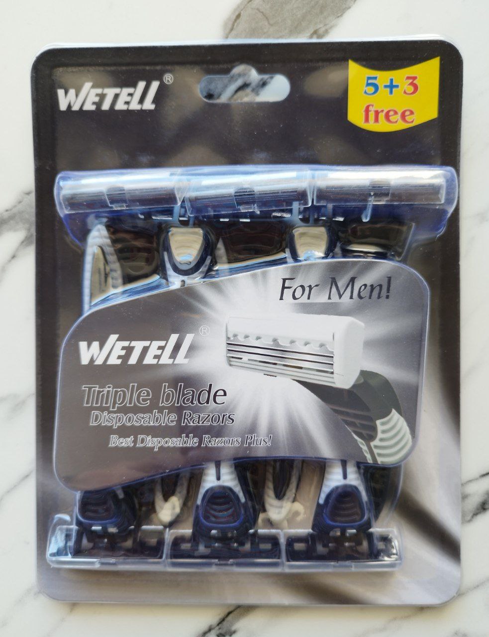 ژیلت ۳ تیغه بسته ۸ عددی اقتصادی