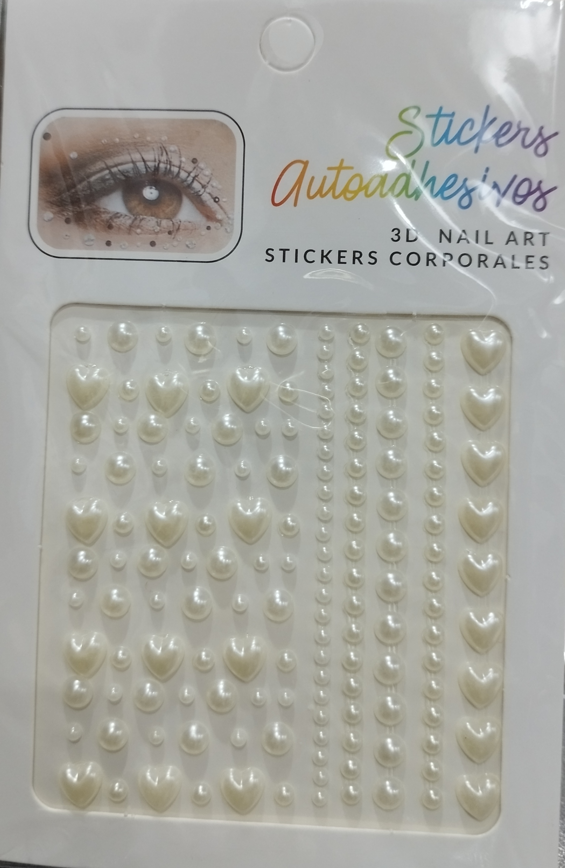 نگین و مروارید چسبی